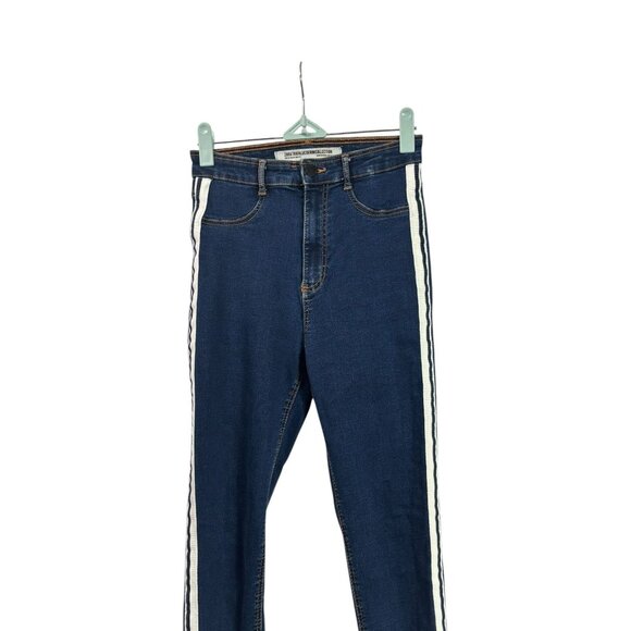 Zara Trafaluc Denim Collection Womens Blue Jeans Skinny Jeggings High Rise Side - Picture 2 of 7